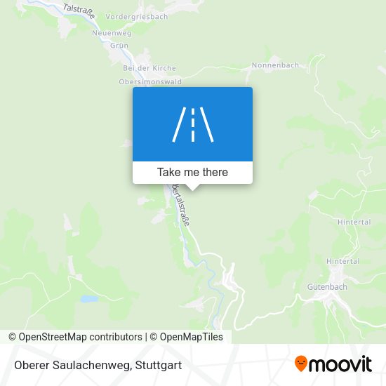 Oberer Saulachenweg map