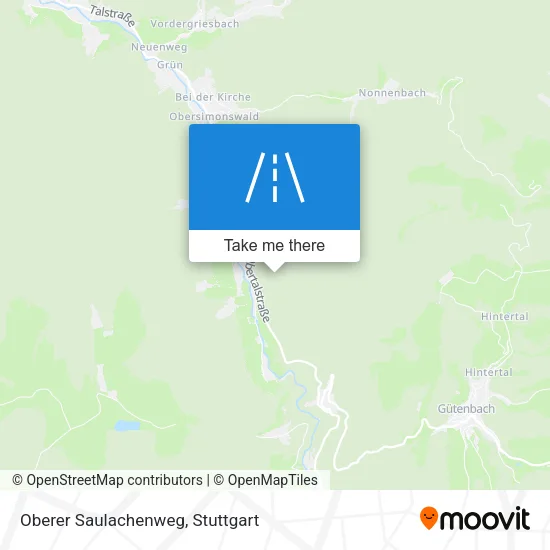 Карта Oberer Saulachenweg