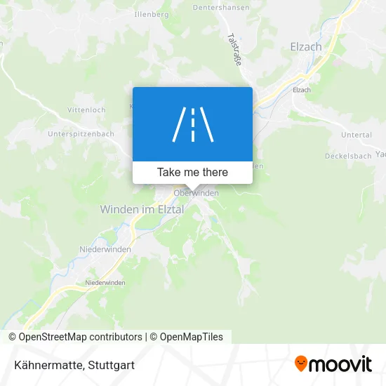 Kähnermatte map