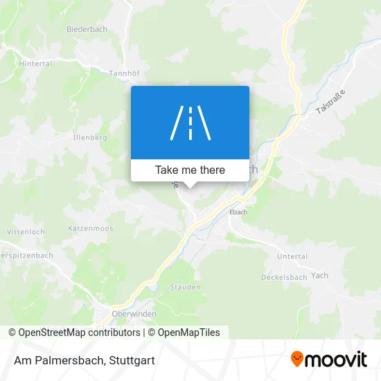 Карта Am Palmersbach