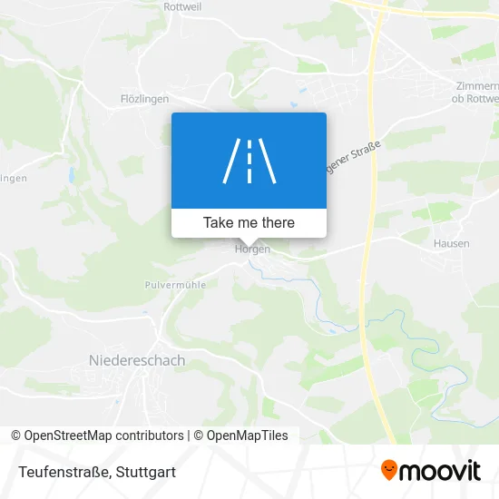 Карта Teufenstraße