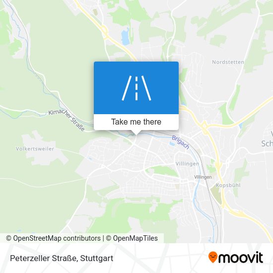 Peterzeller Straße map