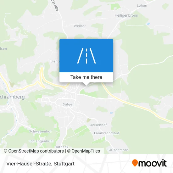 Карта Vier-Häuser-Straße