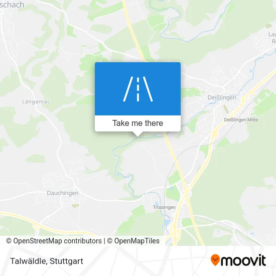 Карта Talwäldle
