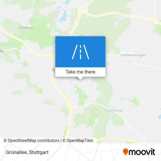 Карта Grünallee