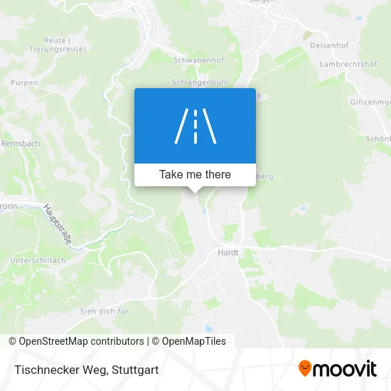 Карта Tischnecker Weg