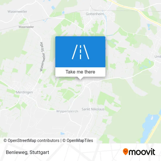 Карта Benleweg