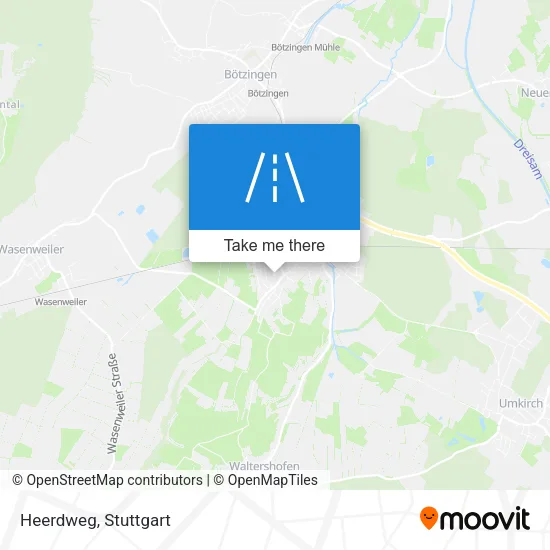 Карта Heerdweg