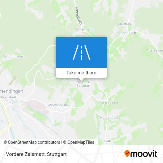 Карта Vordere Zaismatt