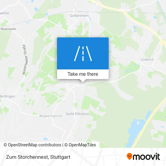 Карта Zum Storchennest