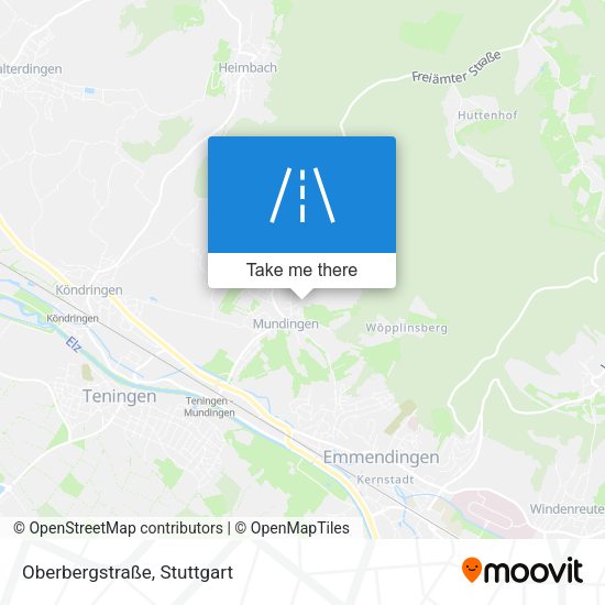 Oberbergstraße map