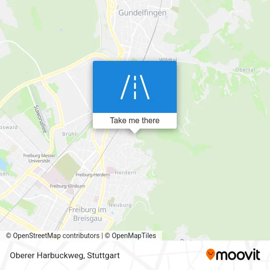 Карта Oberer Harbuckweg