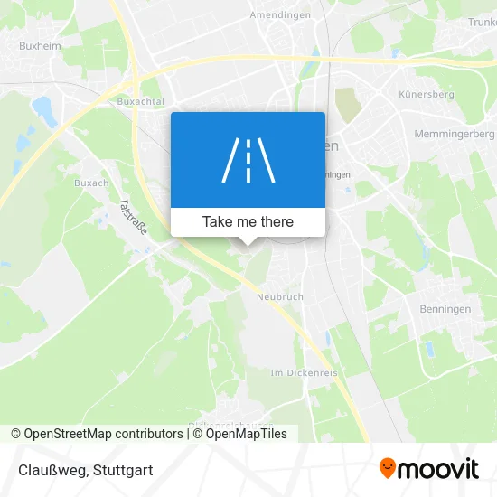 Карта Claußweg