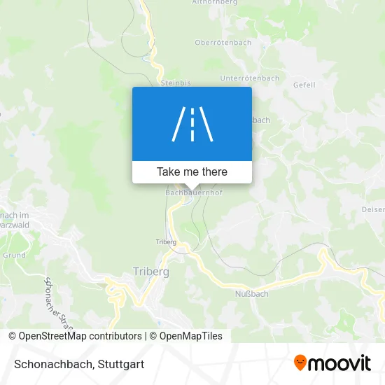 Карта Schonachbach