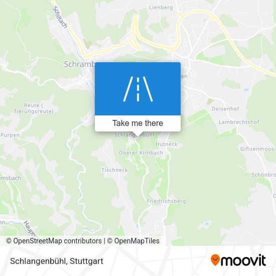 Schlangenbühl map