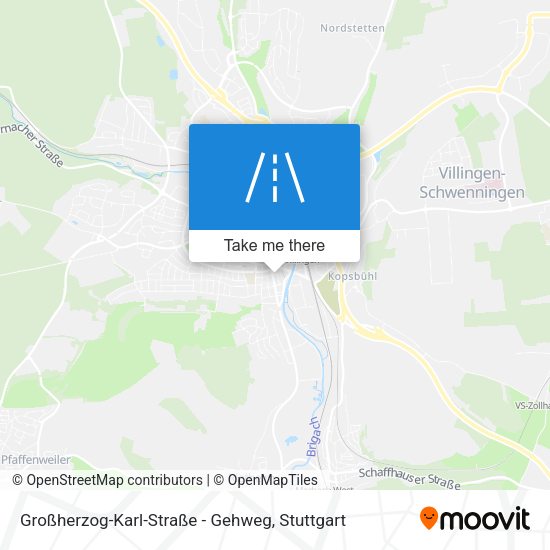 Großherzog-Karl-Straße - Gehweg map