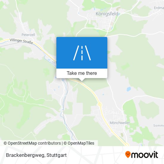 Brackenbergweg map