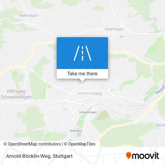 Arnold-Böcklin-Weg map