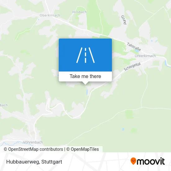 Карта Hubbauerweg