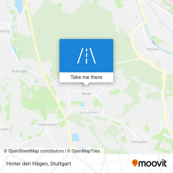 Карта Hinter den Hägen