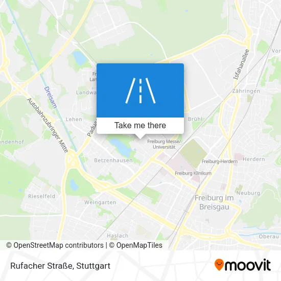 Карта Rufacher Straße