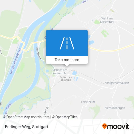 Карта Endinger Weg