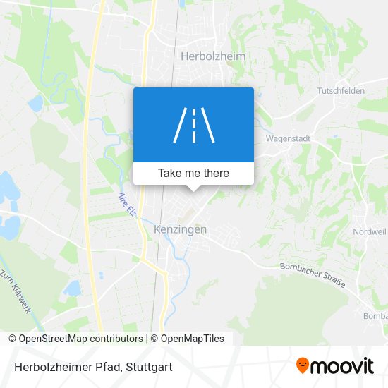 Herbolzheimer Pfad map