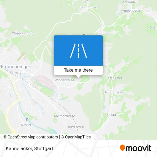 Kähnelacker map