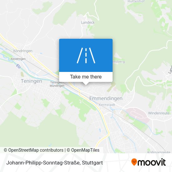 Johann-Philipp-Sonntag-Straße map