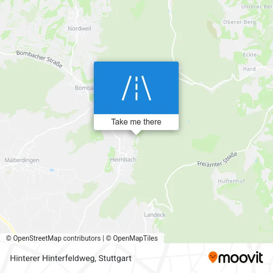 Карта Hinterer Hinterfeldweg