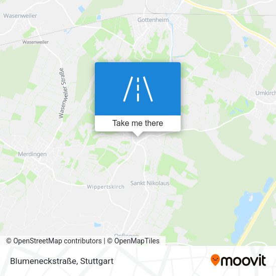 Blumeneckstraße map