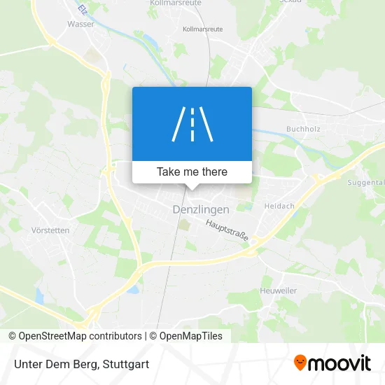 Карта Unter Dem Berg