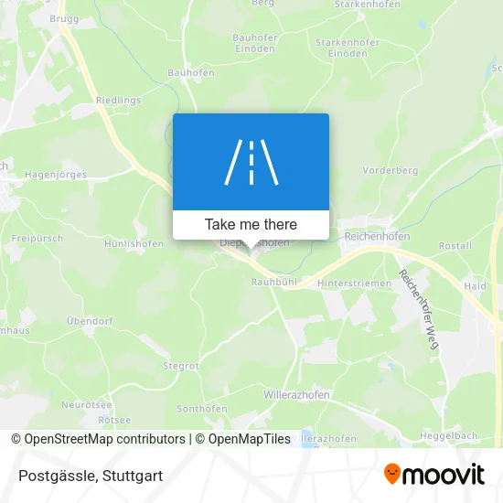 Карта Postgässle