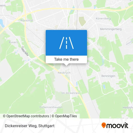 Карта Dickenreiser Weg
