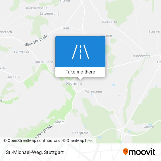 St.-Michael-Weg map