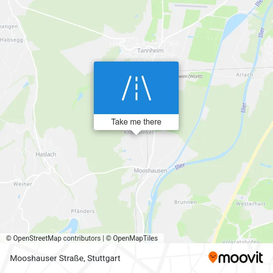 Карта Mooshauser Straße