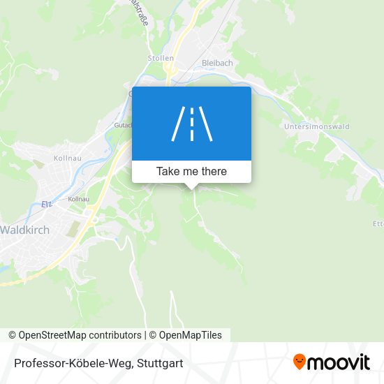 Professor-Köbele-Weg map