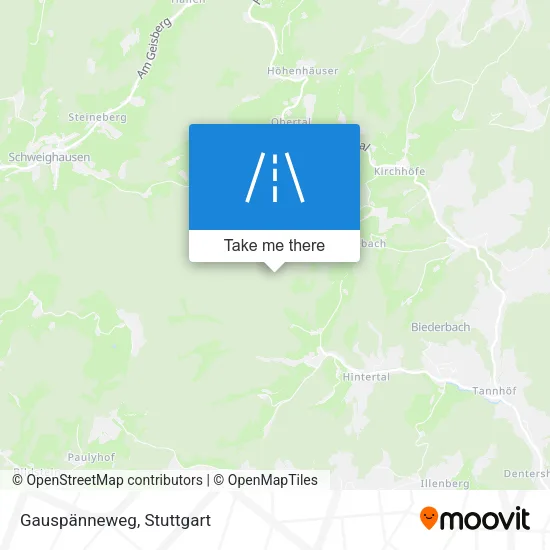 Карта Gauspänneweg