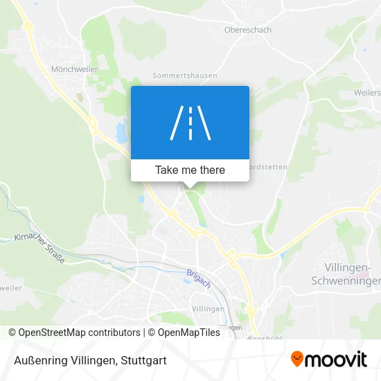 Карта Außenring Villingen