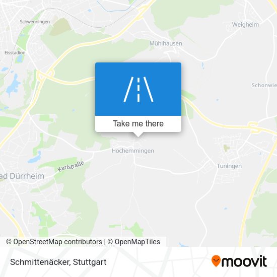 Schmittenäcker map