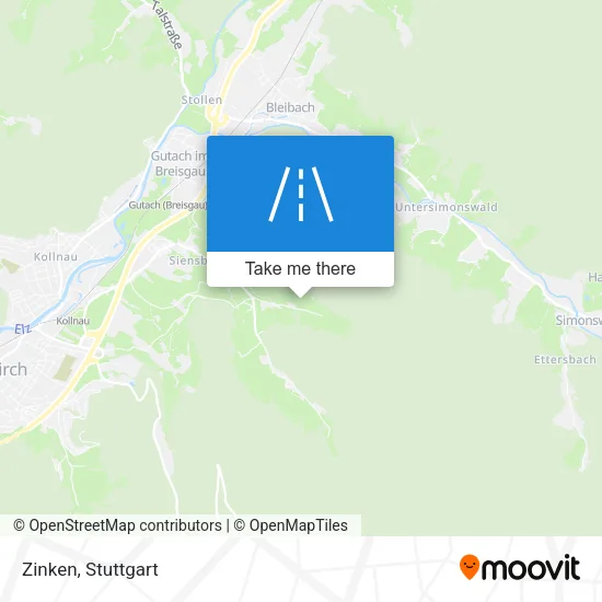Карта Zinken