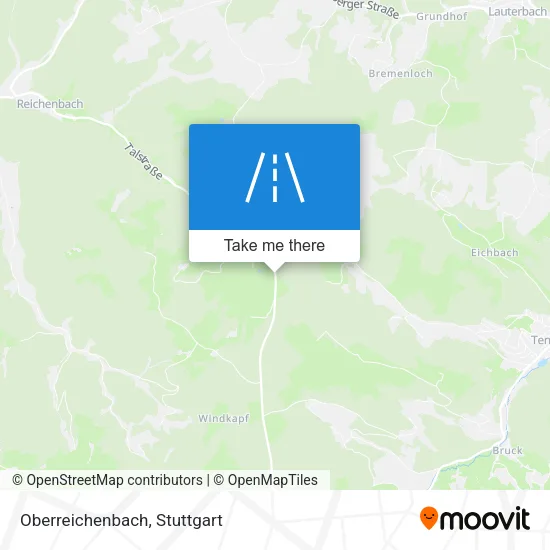 Карта Oberreichenbach