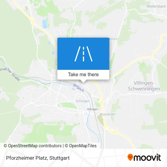 Карта Pforzheimer Platz