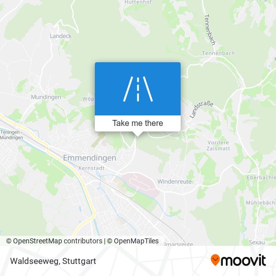 Карта Waldseeweg