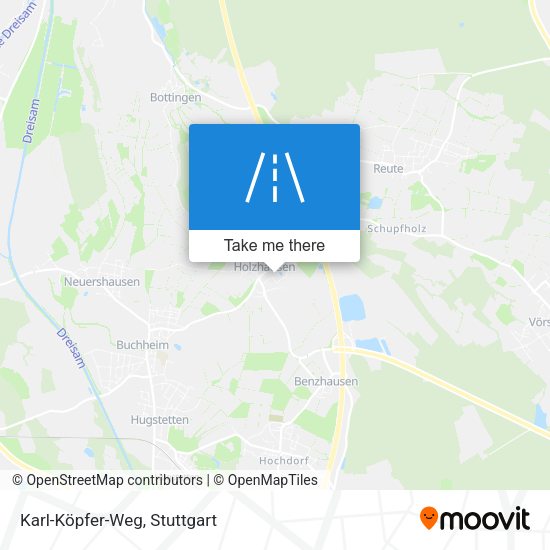 Karl-Köpfer-Weg map