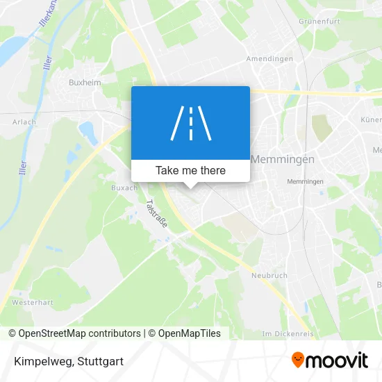 Карта Kimpelweg