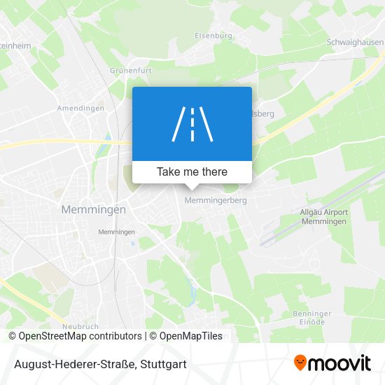 Карта August-Hederer-Straße