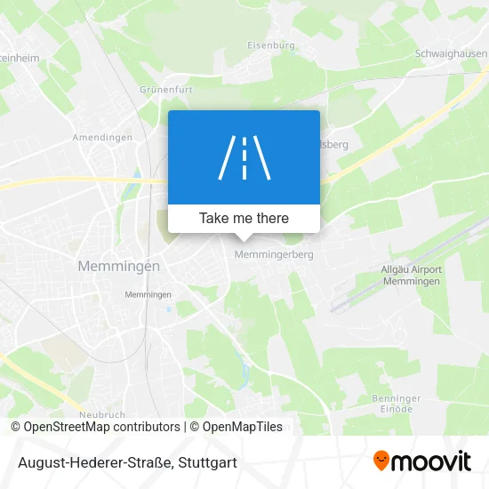 Карта August-Hederer-Straße