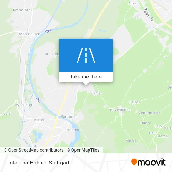 Карта Unter Der Halden