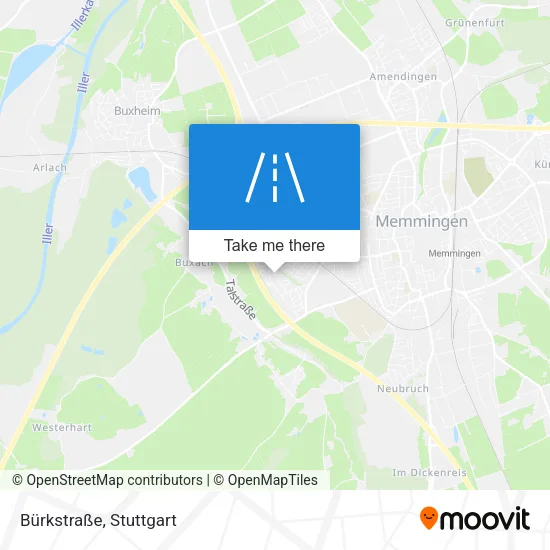 Карта Bürkstraße